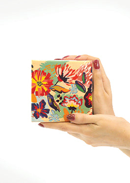 Multi Color Floral Design Box for packing