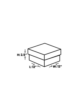 Black Morocco Plain Design Box For Packing Square Full Frame Boxes