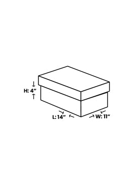 Color Lines Pattern Design Square Box For Gift Packaging