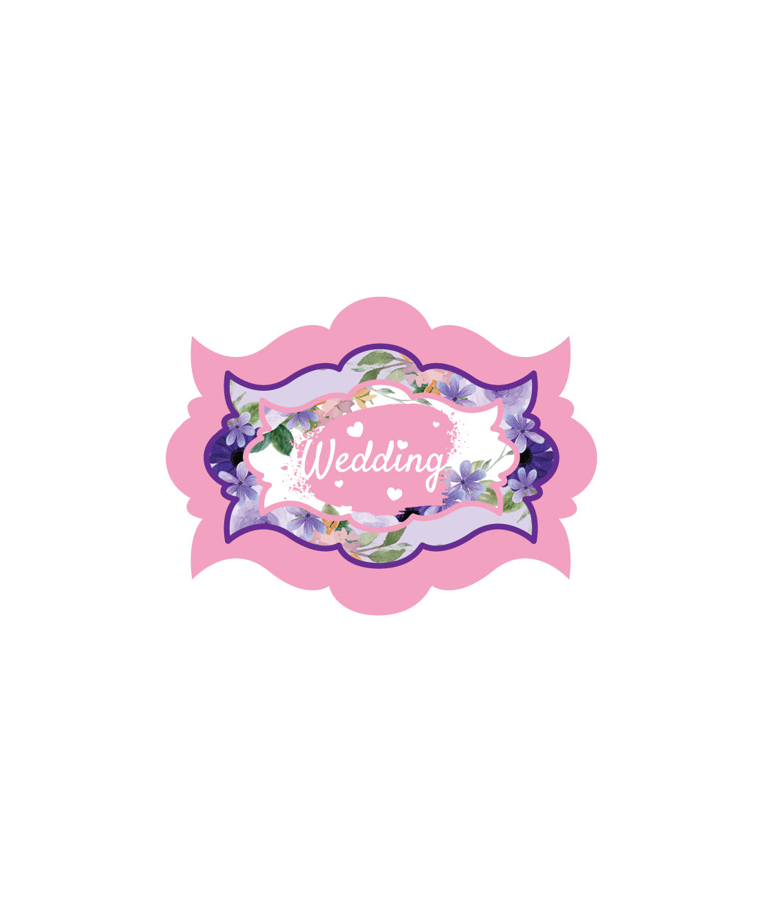 Design Wedding Sticker for Packing Stickers