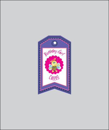 Design Tag for Packing 3d Birthday Tag