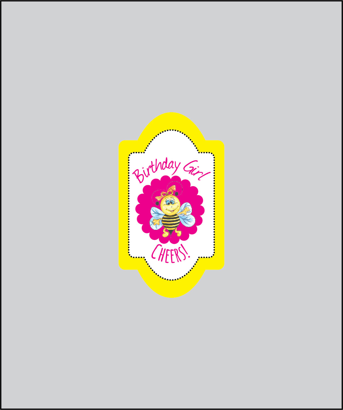 Design Tag for Packing 3d Birthday Tag