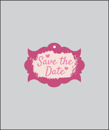 Design Tag for Packing 3d Wedding Tag