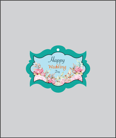 Design Tag for Packing 3d Wedding Tag