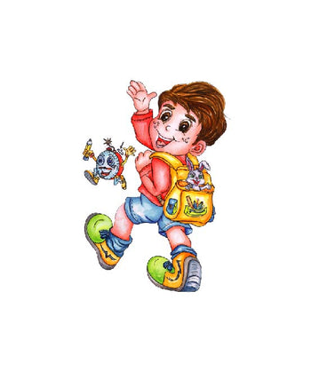 Design Tag for Packing 3d Character Tag