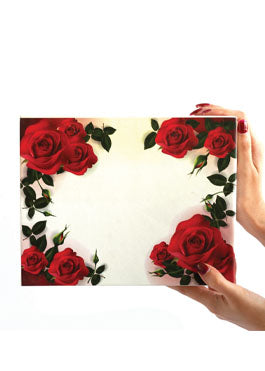 Red Roses on the Corner Design Box for Packing