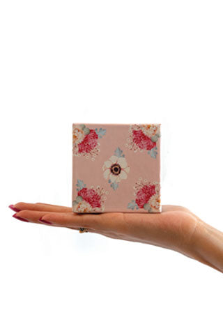 Pink Flower Design Box for Packing Gift