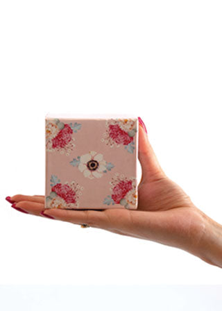 Pink Flower Design Box for Packing Gift