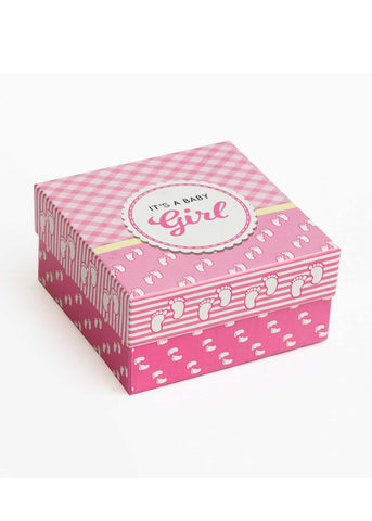 it's a girl sweet box pink box with it's a girl print 1 pao sweet box 250 gm it's a girl sweet box baby announcement box
