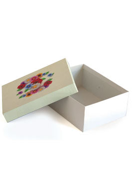 Multi Flowers Design Box for packing