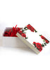 Red Roses on the Corner Design Box for Packing