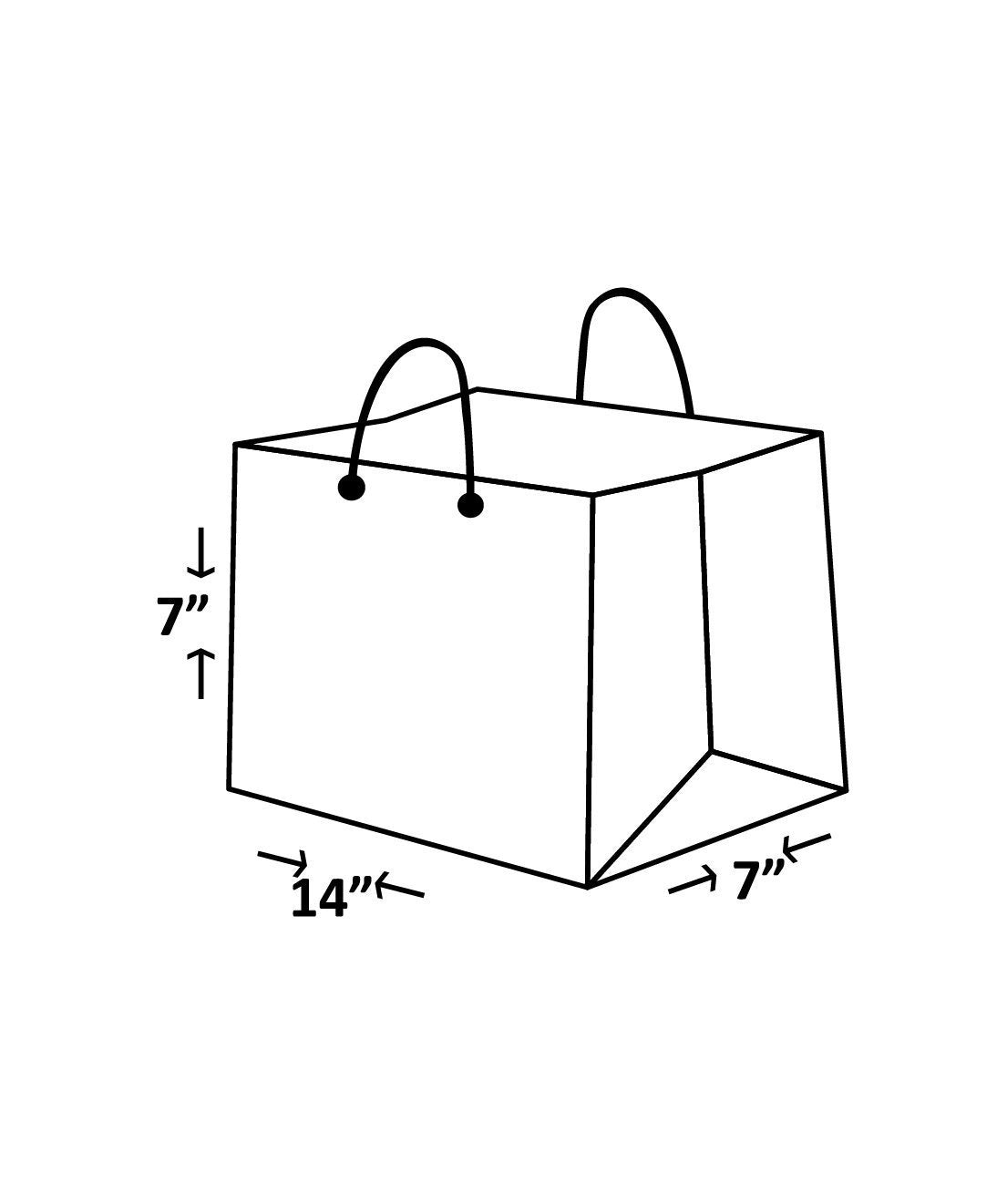 Craft Heart Pattern Design Bag for Multipurpose Packing - Paper Bags