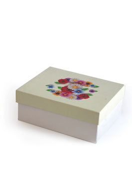 Multi Flowers Design Box for packing