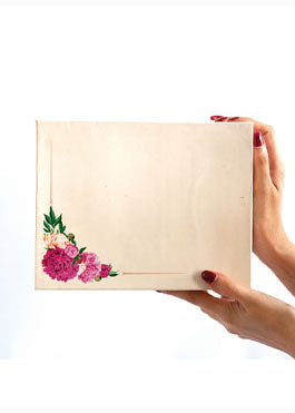Flower Design Gift Packaging Empty Box - Gift Box - Wedding Tower