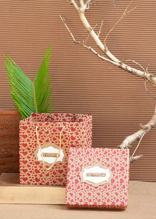 Craft Box Heart Pattern Design Box for Packing 3 Layer Tag Boxes