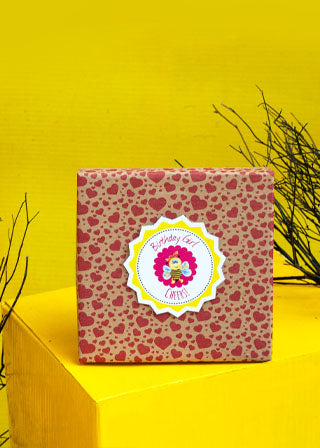 Craft Box Heart Pattern Design Box for Packing 3d Birthday Tag Boxes